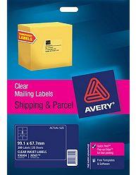 2040560 Avery 99.1 x 67.7 mm Avery InkJet transp 99.1 x 67.7 mm J8565 (25)